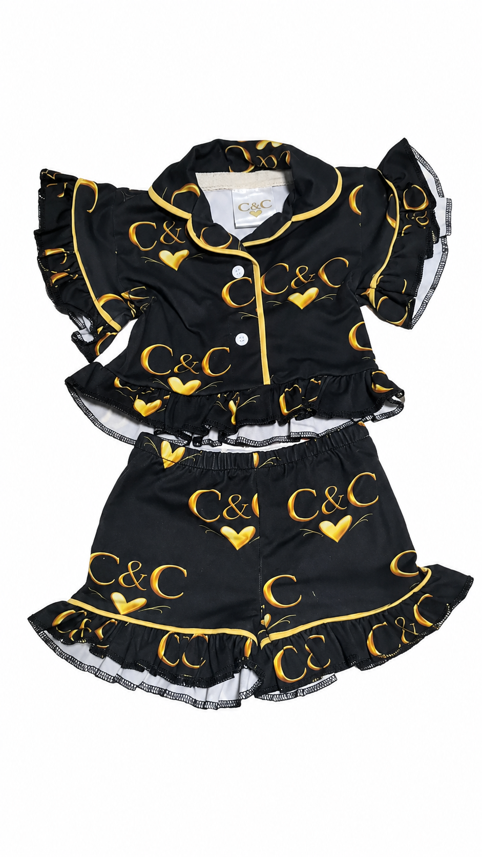 CC Monogram Pajama Set INFANT & TODDLER