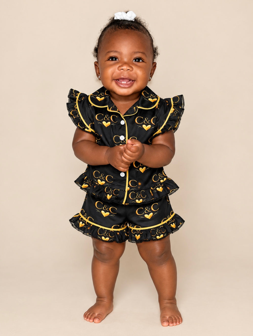 CC Monogram Pajama Set INFANT & TODDLER